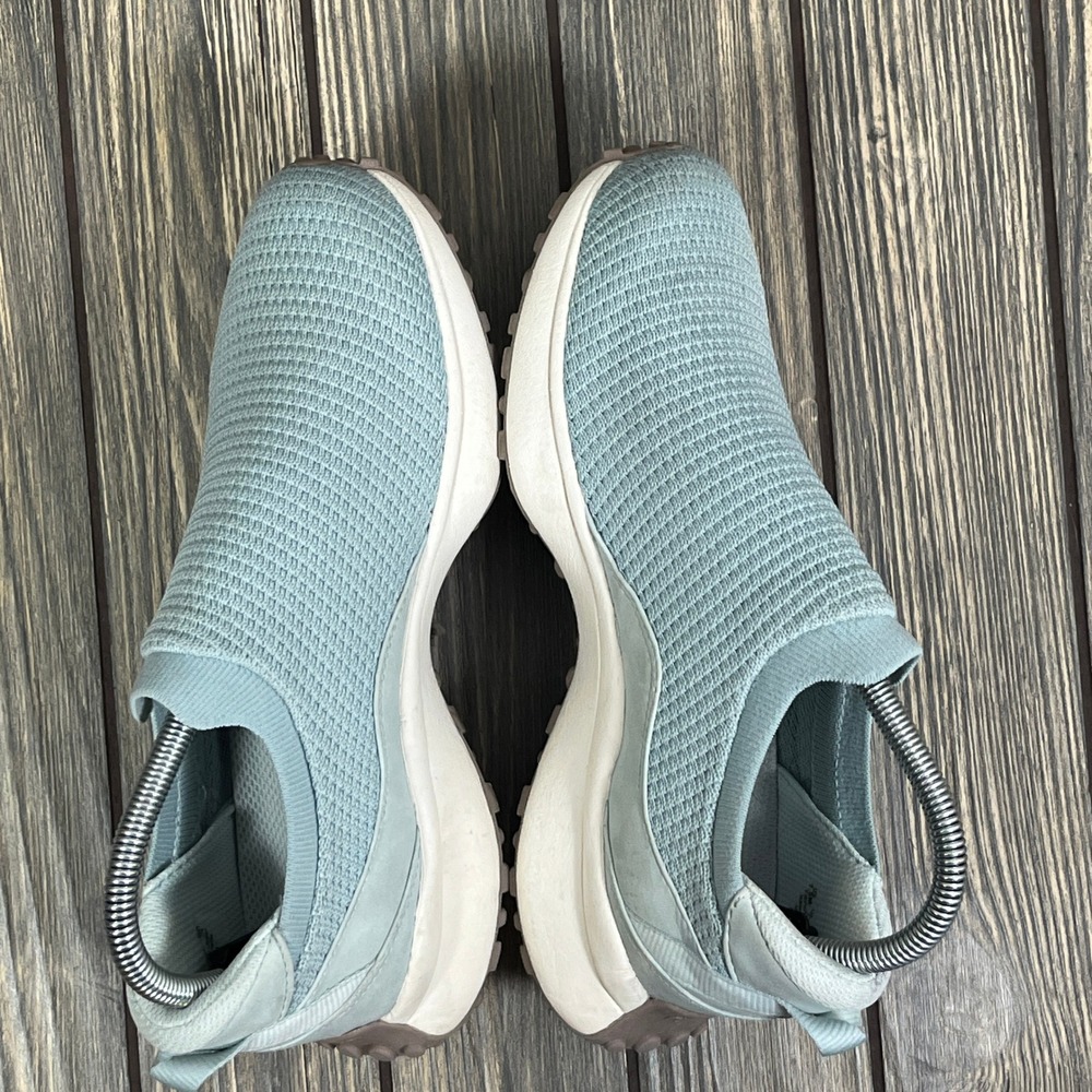 Ryka Jumpstart Sneakers Women 7.5 Blue Aqua Teal Slip On Walking Activfoam Shoes - Picture 6 of 9